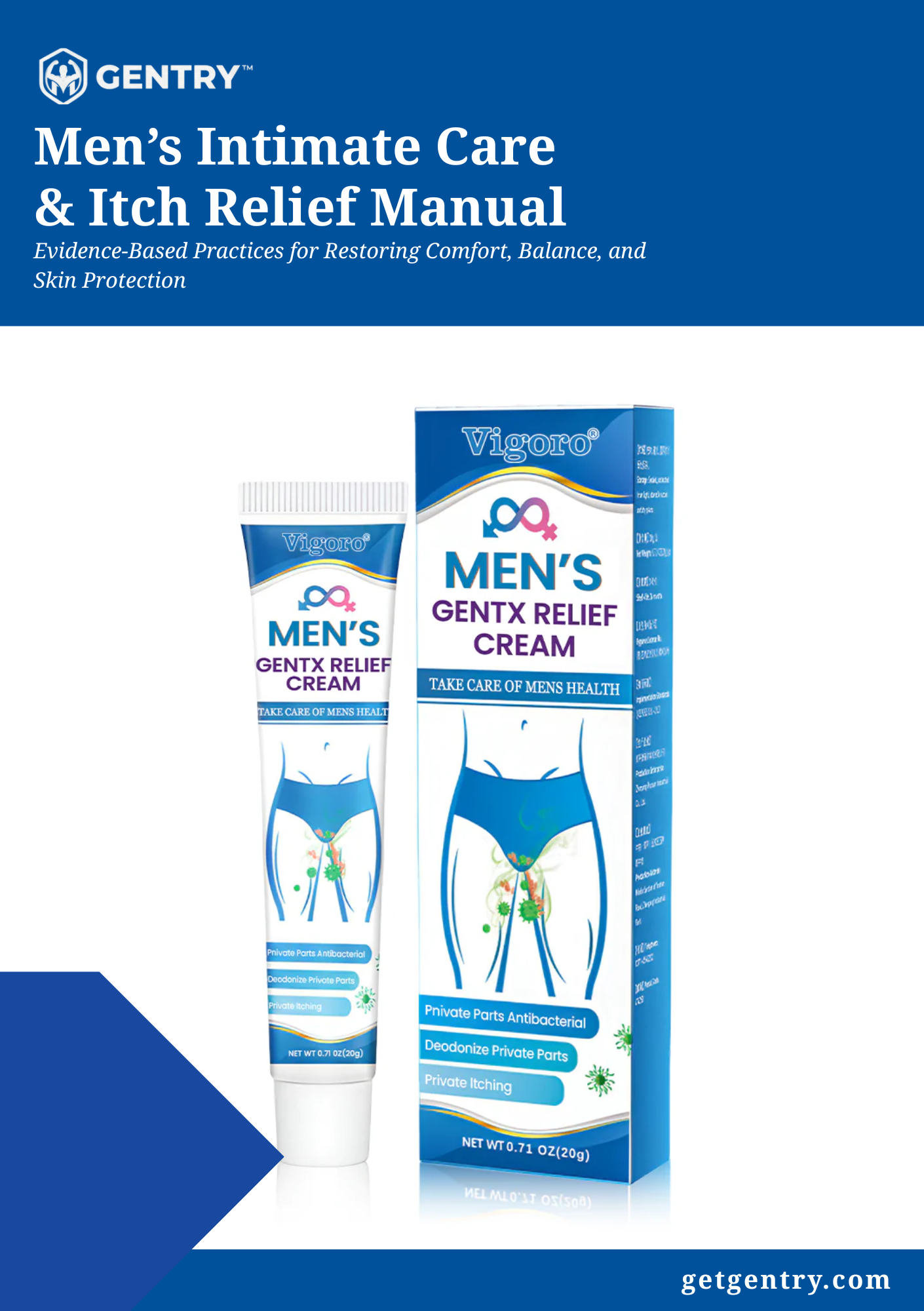 Men’s Intimate Care & Itch Relief Manual Ebook